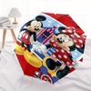 1pc Mickey Mouse,Minnie Mouse Automatic Folding Umbrella: Compact 8 Bone Design Cartoon Outdoor Travel Companion, Business Umbrella, Christm