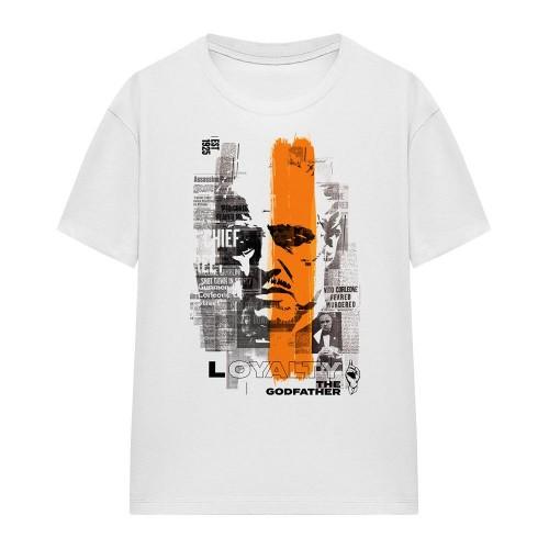 The Godfather Unisex Adult Don Vito Corleone Newspaper Strip T-Shirt