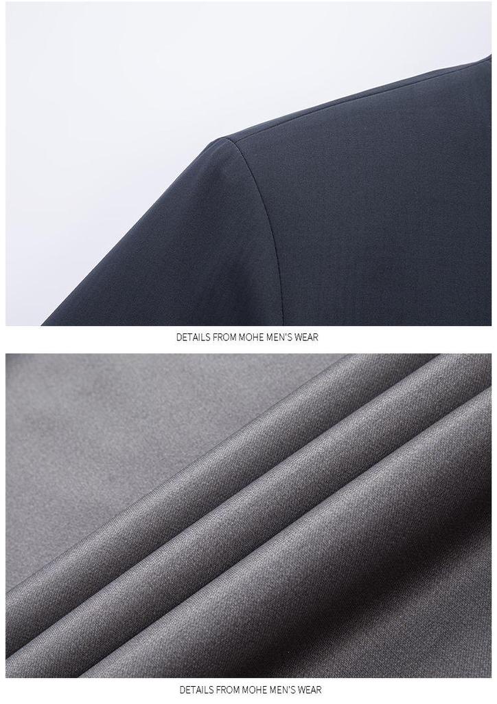Men's Versatile Stand-up Collar Business Jacket - Spring & Autumn Casual Outerwear 