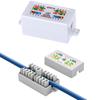 1Pcs Inline Punchdown Krone Coupler Joiner For Cat6/Cat5E Ethernet Network Cables Rj45 Desktop Information Box Junction Box
