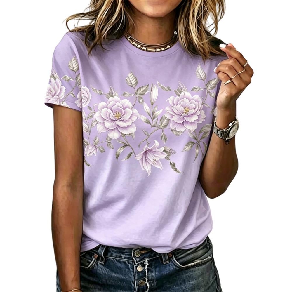 

Garden-Inspired Gradient Tees: Fresh Floral Prints for Everyday Chic S