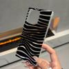 Clear Square Back Tube Case Protection For iPhone 14 Pro Max 11 12 16 ProMax 15 Plus 13 Anti-Oxygen,Black Zebra Print Pattern Casing