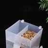 Splash Proof Automatic Bird Feeder Plastic Parrot Cage Hanging Feeder  For Tiger Skin Peony Parrots