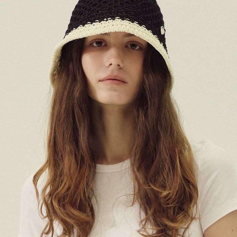Marchen Mellow crochet bucket hat_6color