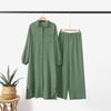 Brand 2025 Summer Women's Long Bubble Sleeve Muslim Dress