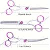 5-in-1 Professional Dog Grooming Scissors Set with Curved Scissors and Comb | Made of Stainless Steel Material, Pet Hair Trimming Set