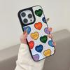 Mirror Phone Case for iPhone 15 11 13 14 for 15 16 Pro Max 12 13 16 Pro Cloud Flower and Animal Cute Style Phone Case