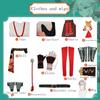 Auswirkungen Kaedehara Kazuha Cosplay Kostüm Halloween Karneval Samurai Kostüm Perücke