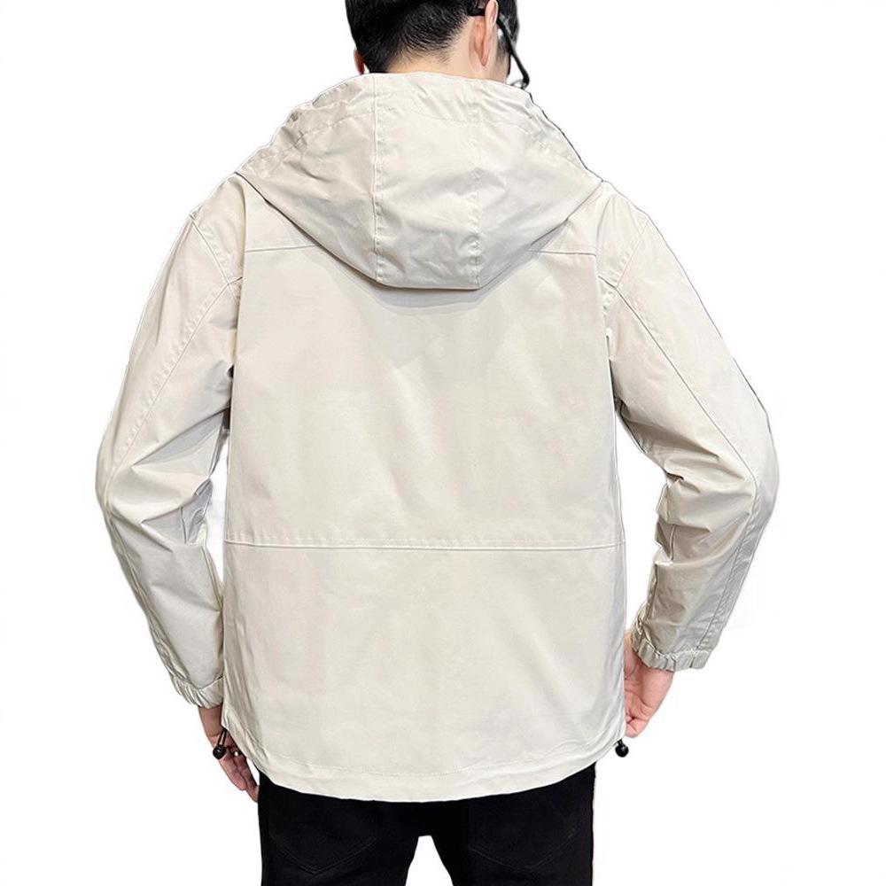 Men's Jacket Spring and Autumn New Jacket Student Versatile Handsome Thin Jacket