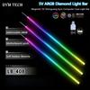 40cm Flexible 5V 3PIN ARGB LED Light Bar Strip 3M Adhesive Backing Colorful Atmosphere DIY Lamp for PC Computer Case Chassis