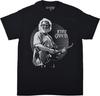 Neues GRATEFUL Dead JERRY GARCIA Schwarz Flüssig Blau T-Shirt