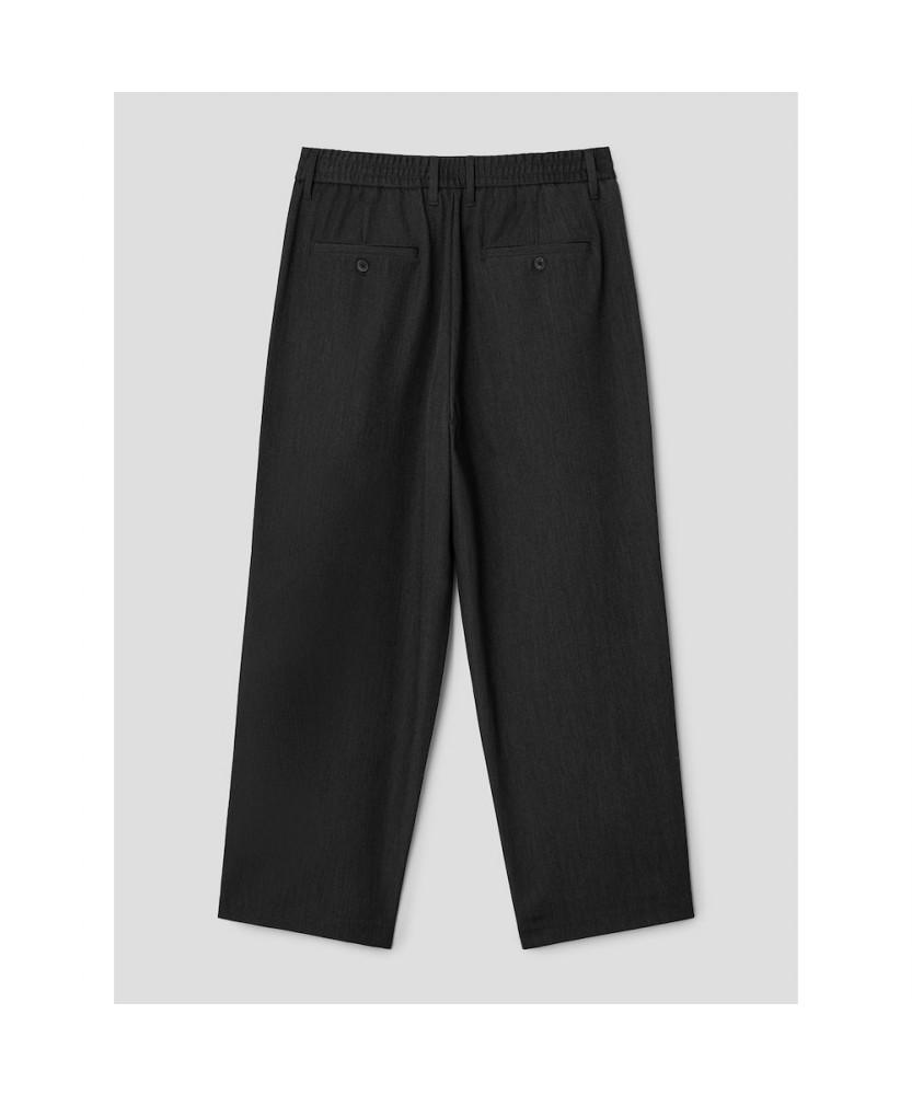8SECONDS [Everyday Slacks] Wide Fit Spring Setup Slacks Ash