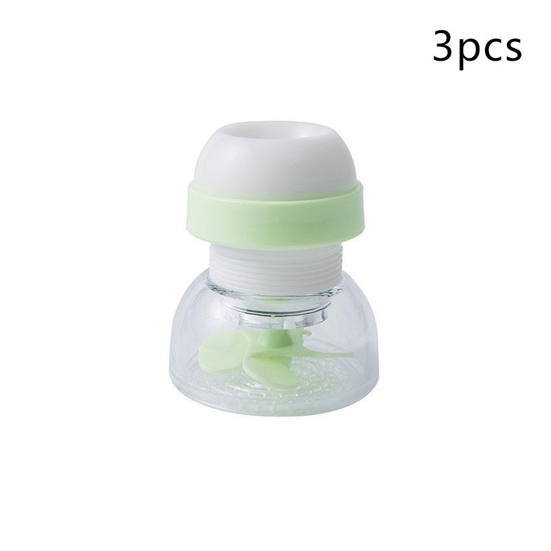 

§3-piece Elegant Snap-on Extender, Rotatable And Retractable Splash-proof Water Diverter, An Essential Fitting For Kitchen Sinks