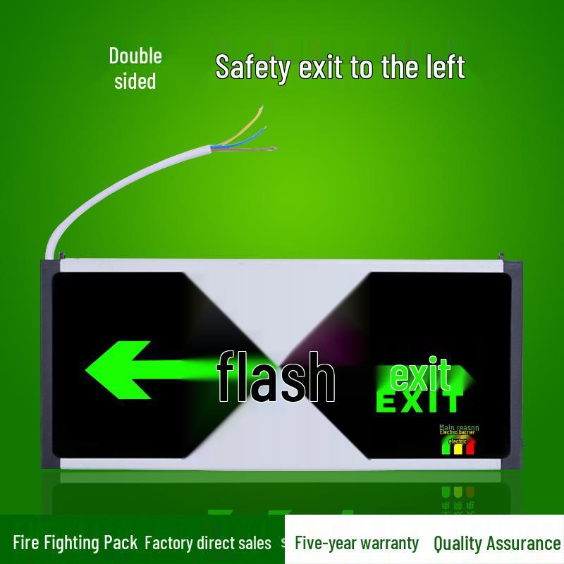 LED Emergency Exit Signs & Lights for Fire Evacuation