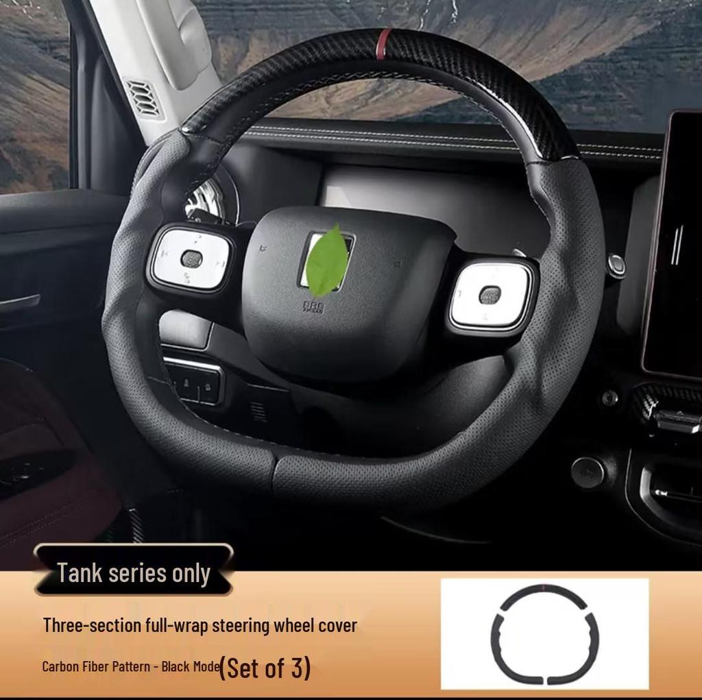 Three-Section All-Season Steering Wheel Cover for Tank 300-700