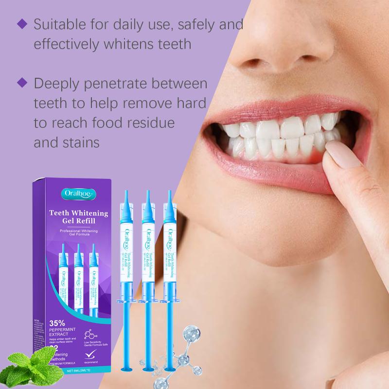 

3Pcs Teeth Cleaning Gel - Gently Daily Removes Stains, Enhances Tooth Brightness, Provides Oral Care & Prevents Plaque Build-Up