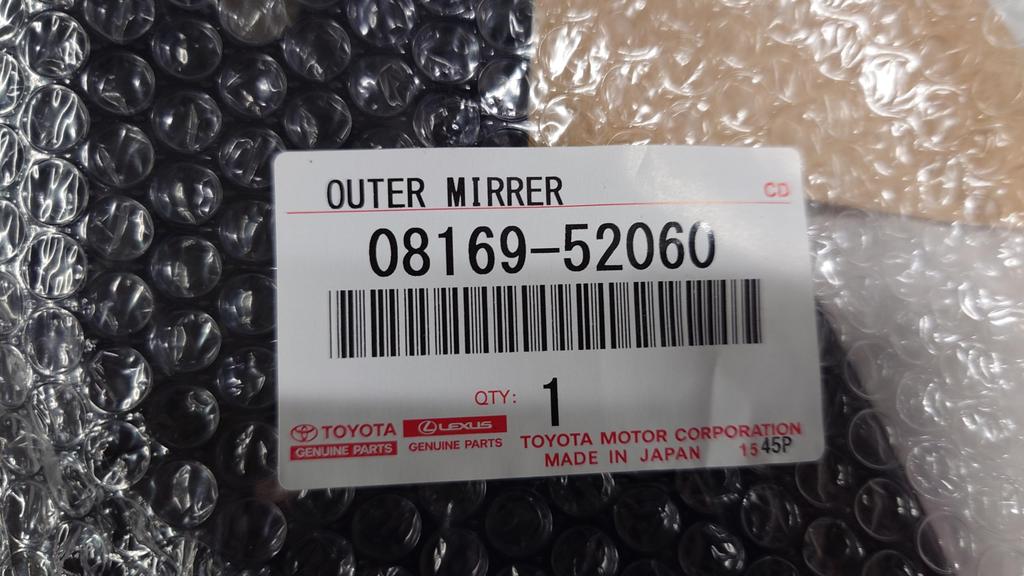 Toyota Rain Clearing Blue Mirror Vitz KSP130 NSP130 [NCP131 NSP135] 08169-52060