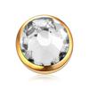 1 Pezzo Titanio G23 Cristallo CZ Micro Piercing Dermalico 3/4/5/7mm Ancora Dermalica Piercing Superficiali Opale Skin Diver Basi Gioielli per il Corpo