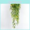 Chlorophytum Comosum Roślina do Montażu na Ścianę z Realistycznymi Sztucznymi Liśćmi do Dekoracji Wnętrz