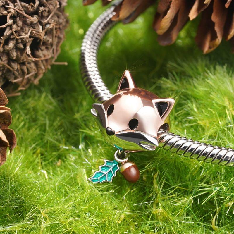 New Lion Squirrel Butterfly Animal Collection Charms Bead Dangle Fit Bangle Bracelet Necklace Diy Fashion Jewelry Gift Making