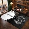 Derby County Custom Crystal Velvet Rug, Personalized Name Text Print, Football Logo Soft Non‑Slip Floor Mat Home Decor Gift