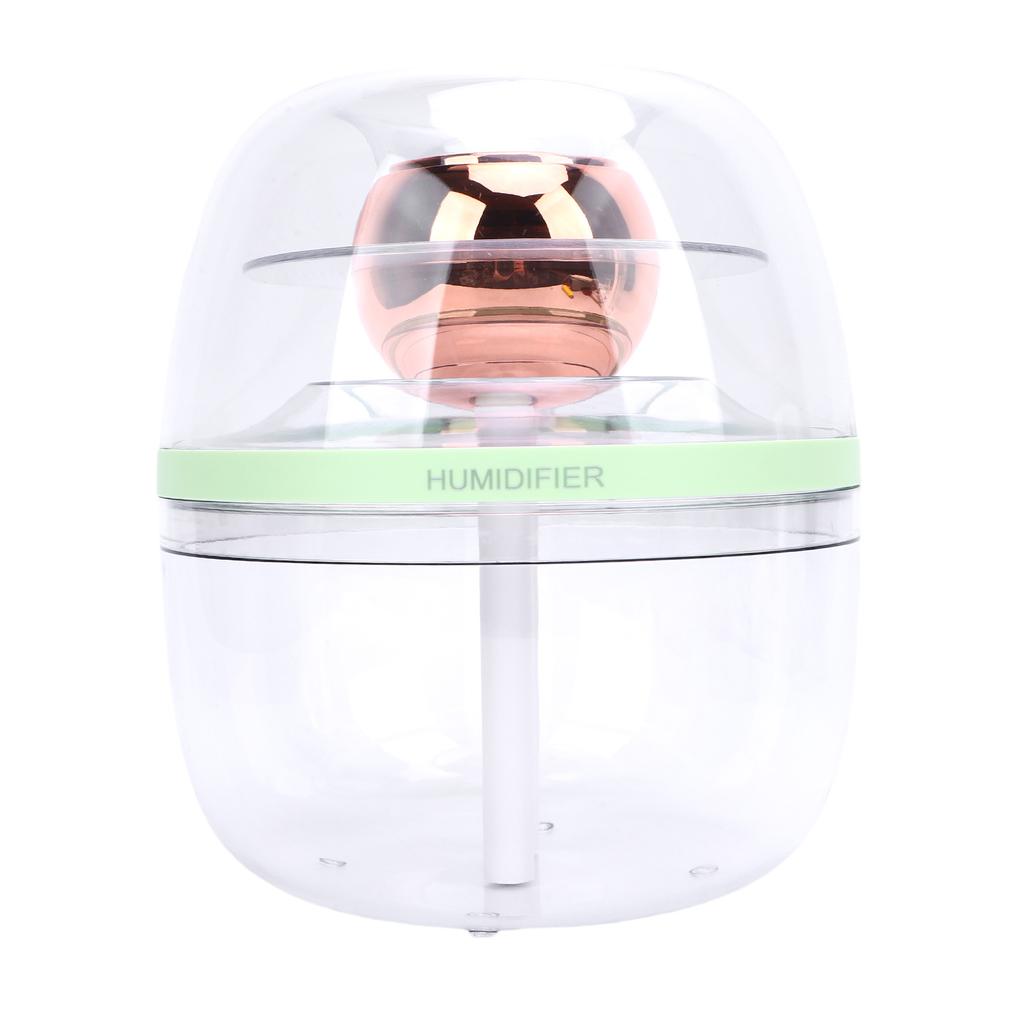 Portable Small Humidifier 3L Dual Nozzle Quiet Clear USB Desktop Humidifier with Night Light for