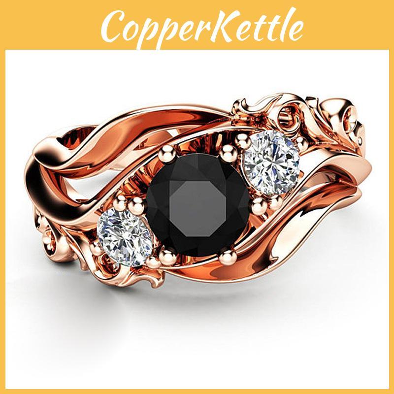 Classic Wave Design Luxury Ring Ideal For Wedding And Promise Occasions