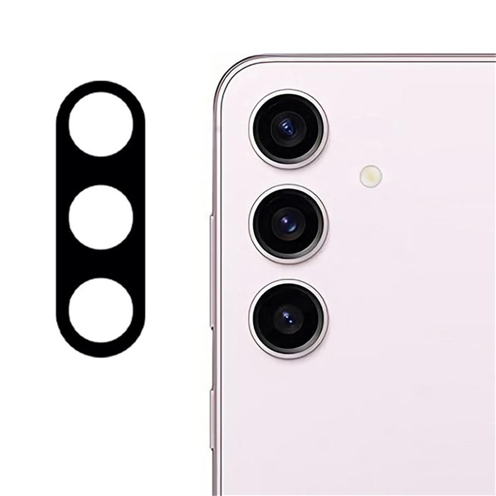 

For Samsung Galaxy S25+ Silk Printing Camera Lens Film Tempered Glass Lens Protector with Bottom Plate Type A