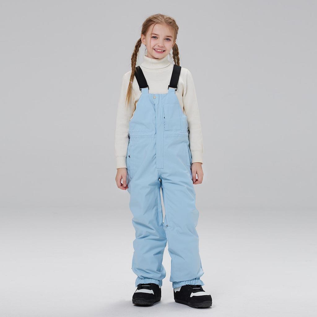 Kids' Ski & Snowboard Overalls: Windproof, Warm, Thickened Pants for Boys & Girls