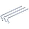Uxcell Hex Wrench Long Ball Angled for Working In Tight Easy To Apply Automotive Furniture DIY 3-Piece Set, Head, L-Shaped, 10mm, Insertion, Spaces,