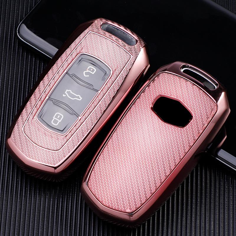 Geely Emgrand GS Vision X6 Carbon Fiber Soft Rubber Key Case