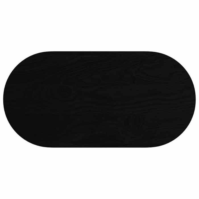 VidaXL Table Top 100x50x2 Cm Solid Oak Wood Oval, Coffee Table Top, Replacement Table Top, 4009078