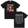 Bruno Mars The Romantic Tour 2026 Music Graphic T Shirt Men Women Harajuku Hip Hop Rock T-shirts Summer Tops Male Cotton T-shirt