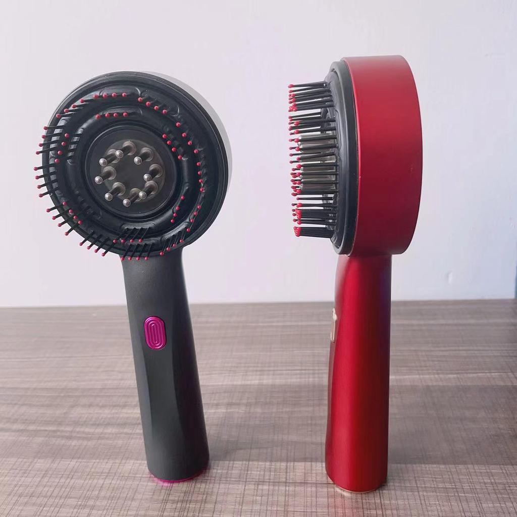 Electric Scalp Massage Comb: Red Light Hair Care & Growth, Anti-Hair Loss, Multifunctional Liquid Guiding Comb for Home Use.