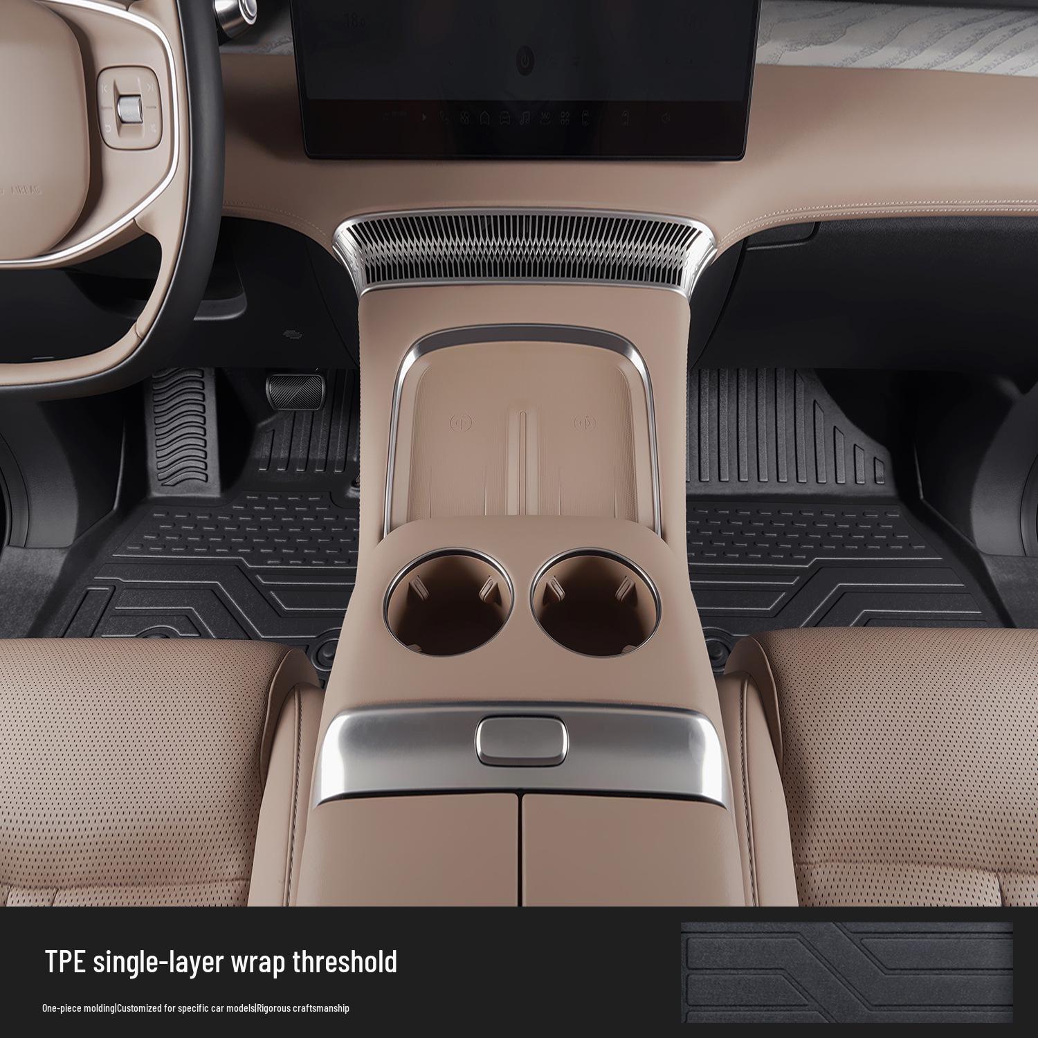 Xiaopeng X9 2024 TPE Full Coverage Floor Mats  Accessories 90*130