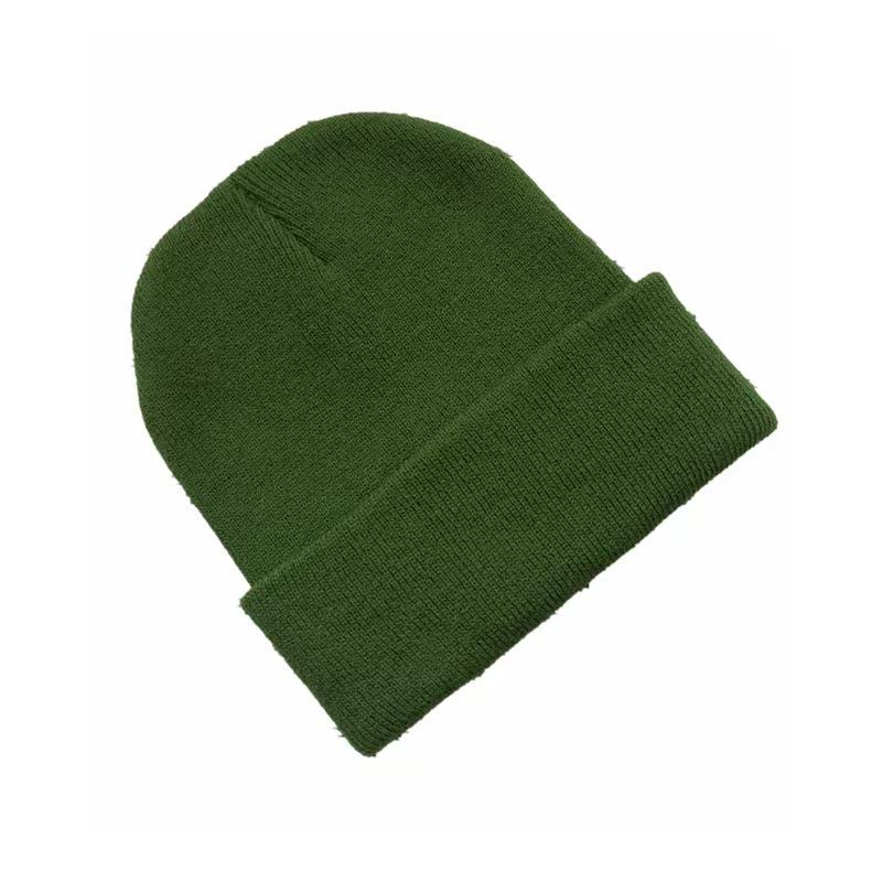 Fluorescent Knit Wool Hat: Versatile, Trendy, Solid Color for Men & Women, Perfect for Autumn & Winter. Warm Pull-On Candy Color Cold-Weather Hat.