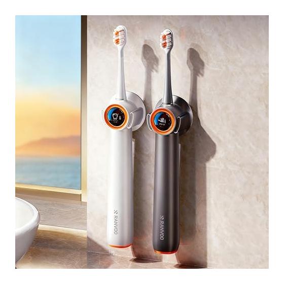 [Dentist Standards | 2026 Model] RANVOO Next-generation Jet Type AirJet Electric Toothbrush (Sonic x Bubble Cleaning Technology) For Sensitive Teeth