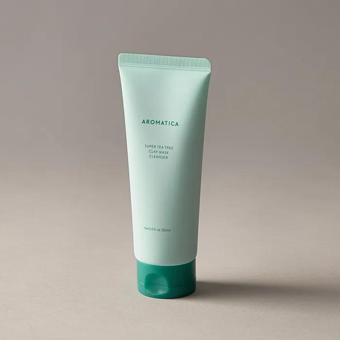[2-in-1 Pack-to-Foam] Super Tea Tree Clay Mask Cleanser 150ML / Cleansing Foam Soothing Exfoliation