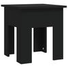 Coffee Table Black 40 X 40 X 42 Cm Particleboard