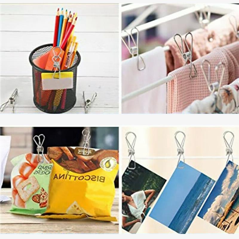 Paslanmaz Çelik Kanca Klip Ev İç Giyim Çorap Kurutma Klipleri Elbise Yorgan Rüzgar Geçirmez Klip Askı