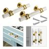 Stainless Steel Handles Drawer Cabinet Furniture Kitchen Handles for Cabinet Knob Door Drawer Furniture Kitchen Knob Modern Simp
