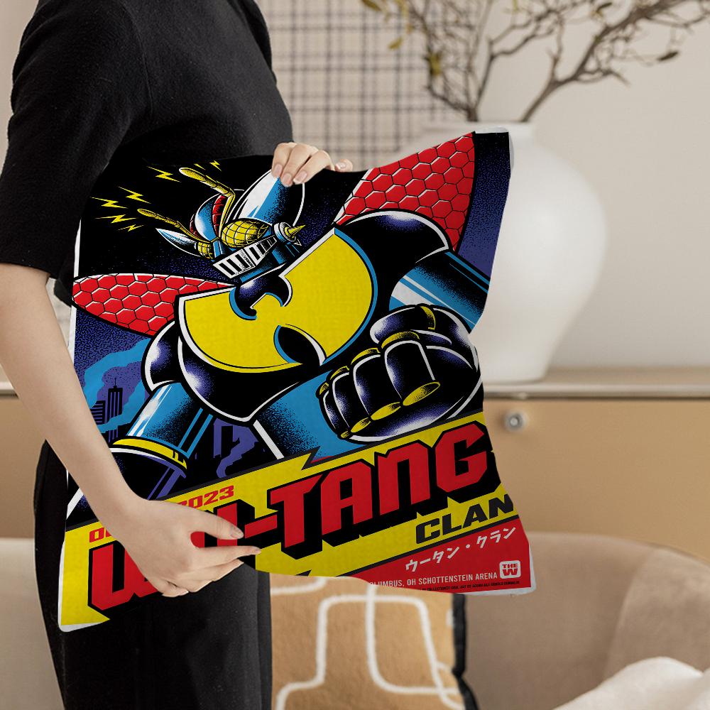 Singer WUTTANG Cool CLAN Cushion Cover Pillow Cover Decor Pillowcase Printed Cushion Case for Couch
