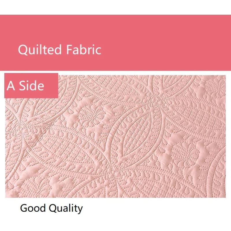Super Waterproof Quilted Mattress Cover Air-Permeable Bed Protector Pad Cover Queen Mattress Topper Not Including Pillowcase