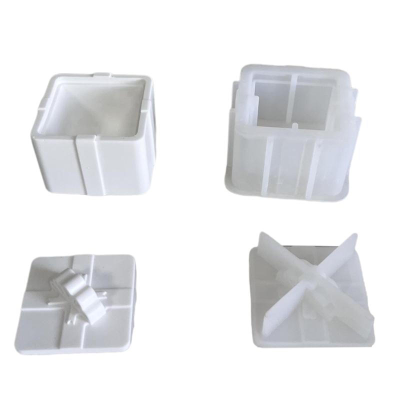 DIY-Harz-Bastelform-Set, Schmuck-Organizer, Silikon-Geschenkbox-Formen für Heimdekorationen und Geschenk-Aufbewahrungsbox mit Deckel