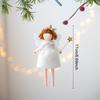 Cloth Christmas Angel Doll Hanging Pendants Xmas Tree Pendant Plush Toy Pendant  Home Decor