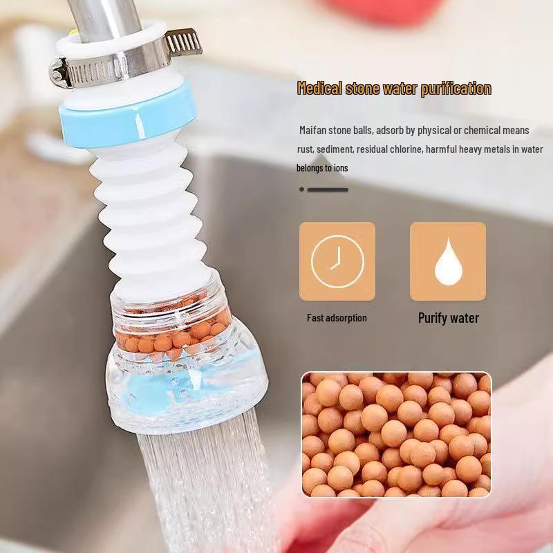 

Universal Faucet Filter & Anti-Splash Sprinkler for Kitchen Tap