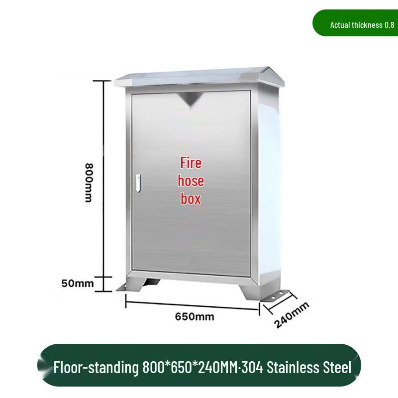 Aokewen Outdoor Stainless Steel Fire Hose Cabinet