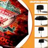 Custom Name Personalized Liverpool F.C Print Umbrella, Auto Open Close, 8‑Rib Sturdy Frame, Commute Camping Hiking Use, Birthday Gift