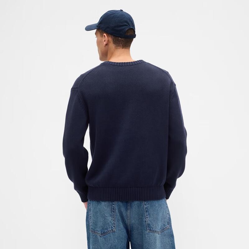 Gap Herren Pullover 2025 Winter Logo Bär Stickerei Locker Gestrickt