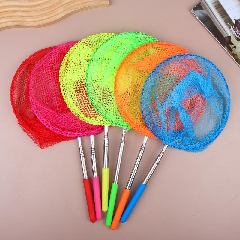 1/2/5Pcs Retractable Fishing Net Insect Butterfly Dragonfly Net Outdoor Portable Fishing Net Children Fun Game Fishing Toys